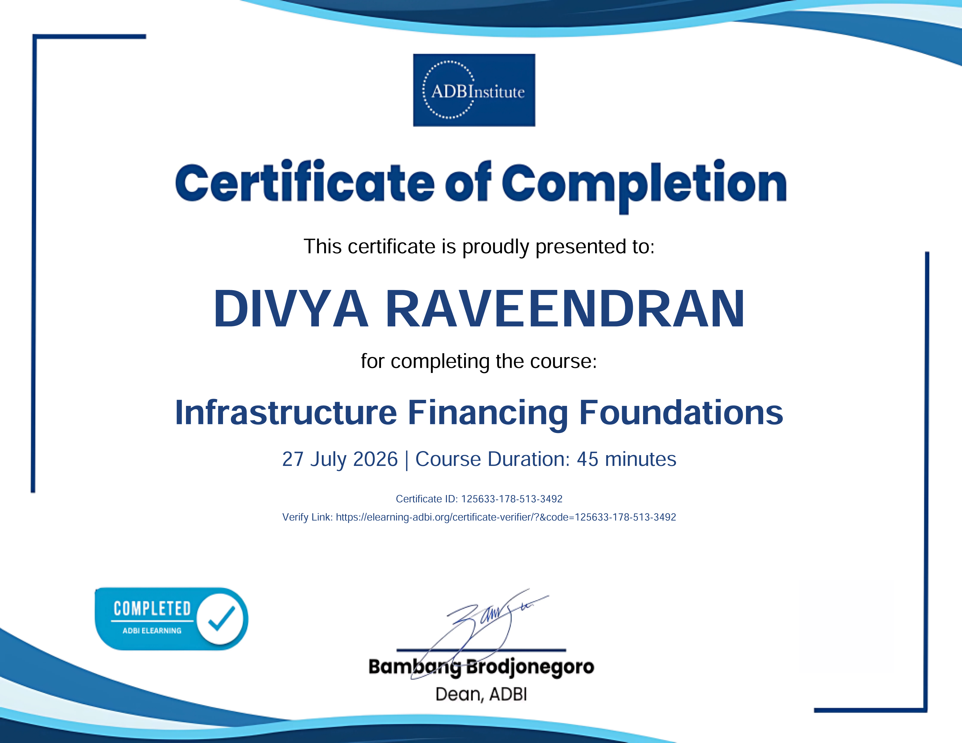 Infrastructure Financing Foundations